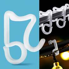 Holiday Light Clips Christmas Light Clips Outdoor Hang Gutter Hooks For Christmas Decoration String Lights Weatherproof Outdoor Lights Clips For Halloween Xmas - Multicolor - View 1
