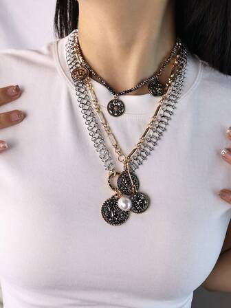 1 pieza Collar con colgante de mariposa animal vintage, collar en forma de Y duradero y colorido, adecuado para uso diario, fiestas, actuaciones, bailes, negocios, regalos, festivales, accesorio de moda para mujer (los accesorios que no sean de aleación pueden variar)