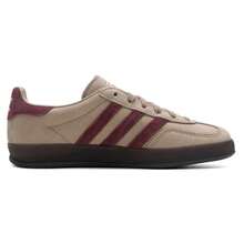 Adidas Originals GAZELLE INDOOR 男款女款休閒鞋 避震回彈輕量滑板鞋 經典復古運動鞋 JQ8387 - 影跡卡其棕色/狐狸棕色/白色 - 查看 2