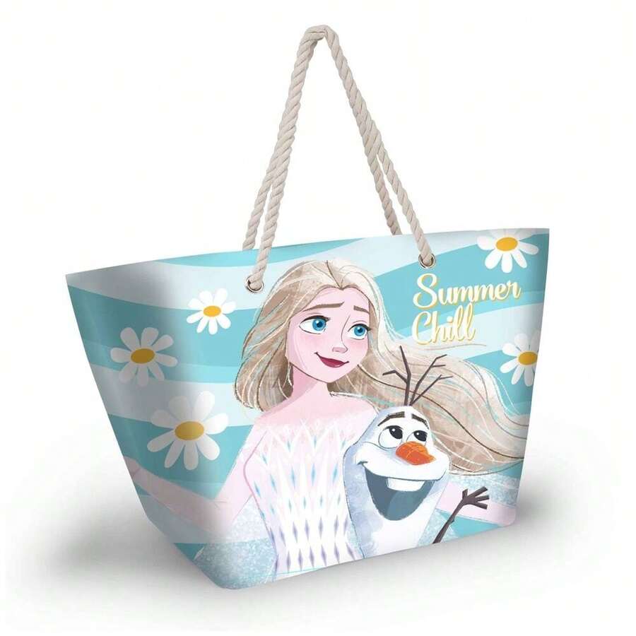 Disney Frozen 2 Chill-Soleil Beach Bag, Blue, 52 X 37 Cm - Baby Blue - View 1