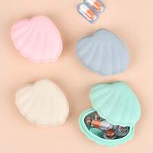 1pc Portable Pill Box Jewelry Organizer Box, Creative Household Storage Box For Rings, Earrings, Studs