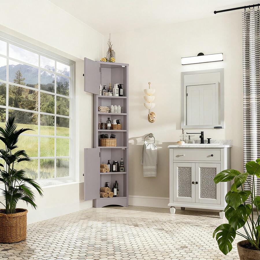 Storage Cabinets - Grey - View 1