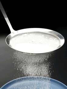 1pc Stainless Steel Mesh Strainer With Handle, Silver Colander Spoon For Kitchen