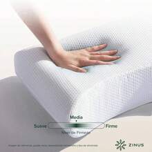 Almohada de Foam Ergonmica para Hombros Soporte especializado para Hombros Espuma viscoelstica de Alta Densidad Diseo Contorneado para Dormir de Lado - blanco - Ver 6