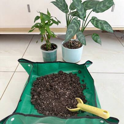 VINCAN 1pc Home Gardening Mat For Planting, Waterproof And Stain-Resistant, Easy To Clean, Suitable For Balcony Succulent Gardening.