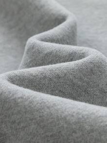 Customized Personalized Men's Hooded Sweatshirt. With Multiple Text Options Available. Just Upload The Picture And You'll Get It. A And Fashionable Choice. Make A One-Of-A-Kind Personalized Hooded Sweatshirt. This Is A Gift For Yourself And Also A Great Choice For Your Friends. - Grey - View 5