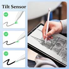 For Ipad Stylus Pen With Anti-Tilt & Palm Rejection, 13-Minute Fast Charge, Usb-Powered Rechargeable Lithium-Polymer Battery, Compatible With For Ipad, For Ipad Pro, For Ipad Air, For Ipad Without Charger,Stylus Pen For IPad - Digital Pen For IPad Tablet With Fast Charge, Tilt Sensitive& Palm Rejection, Imperceptible Lag For Ipad Pencil Compatible With For Ipad/Pro/Air/Mini