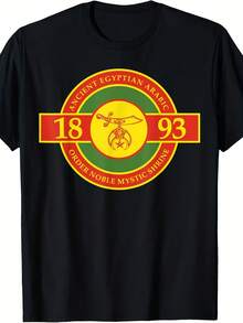 S AEAONMS 1893 Siner Noble Ma Fraternity Seal #2 T-Shirt - 款式11 - 查看 1