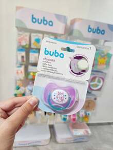 Bico Chupeta Buba Kit 02 chupetas e unitário tamanho 1 e 2 Recém Nascido Menino Menina - Multicolorido - Visão 23