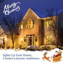 Holiday Light Clips Christmas Light Clips Outdoor Hang Gutter Hooks For Christmas Decoration String Lights Weatherproof Outdoor Lights Clips For Halloween Xmas - Multicolor - View 10