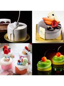 Upgraded Blue Chocolate Cookie Mold, New Cylindrical Cookie Silicone Mold, Suitable For Candy Mini Cake Jelly Baking. Suitable For Christmas And Other Parties - Màu xanh lam - Xem 9