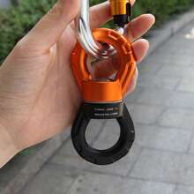 360°旋转环，30kN瑜伽吊床旋转环，瑜伽舞蹈通用环，高强度铝合金材质，多种颜色可选