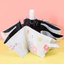 Chiikawa Series Auatic Umbrella Women's Sunade UV Protection Cartoon Cute Sun Rain Dual Use Portable Foldable Sun Protection Umbrella - 1 - View 6