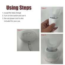 U-Shaped Wireless Electric Toothbrush, 360° Ultrasonic Teeth Whitening Light, Silicone Automatic Electric Toothbrush - Dark Green - View 7