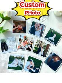 1/5/10pcs Custom Fridge Magnets, Design With Your Own Photo Or Message, Vivid Print, Perfect For Refrigerator, Locker, Or Office Board Decoration, Ideal Personalized Gift For Family, Friends, And Pet Lovers On Christmas, Valentine's Day, And Special Occasions