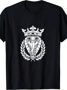 King Cobra Crown Snake T-Shirt - 款式30 - 查看 1