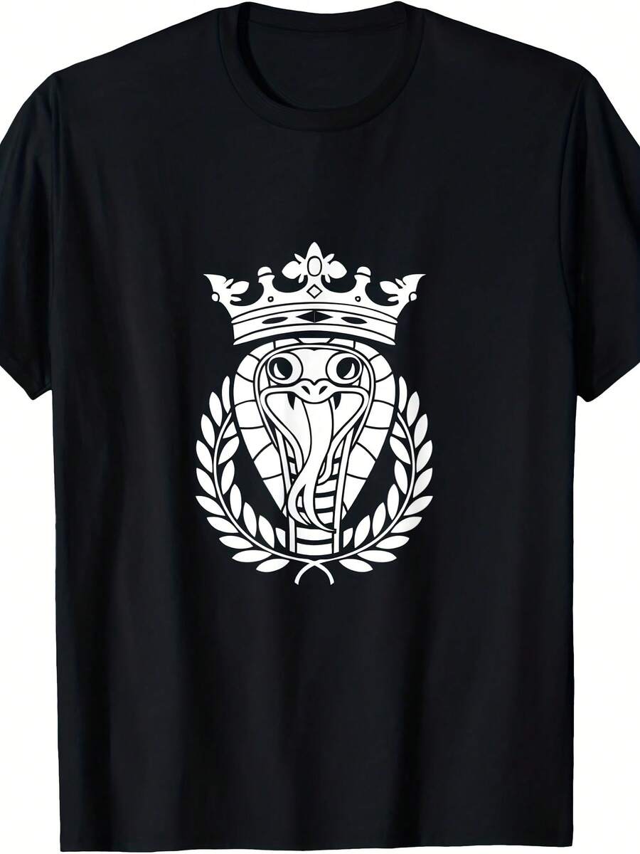 King Cobra Crown Snake T-Shirt - 款式30 - 查看 1