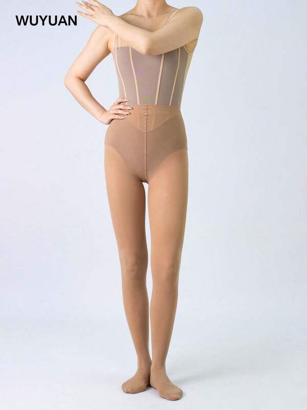 Wuyuan Convertible Ballet Tights With Foot Openings - Soft, Stretchy & Perfect For Dance, Ballet & Point Work