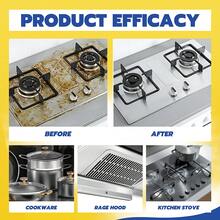 Gihen Multi-Purpose Cleaner- Effective Multi-Purpose Cleaner With Spray Nozzle Spray & Towel For Kitchen,Household, Oven, Stove, Range Hood, Sink, Heavy Oil Cleaner Stain - 白色 - 查看 6