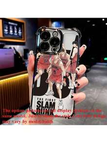 Anime Player TPU Elektroplattiertes Vier-Ecken Weiches Rahmen Stoßfestes Handyhülle Kompatibel mit Vivo Y02/Y02A/Y02T/Y03/Y04.