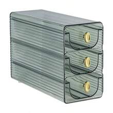 1 Piece - Egg Carton Refrigerator Drawer Type - Transparent - Kitchen Storage Extendable Rolling Storage Box Egg Tray - Xanh lá cây ba lớp - Xem 4