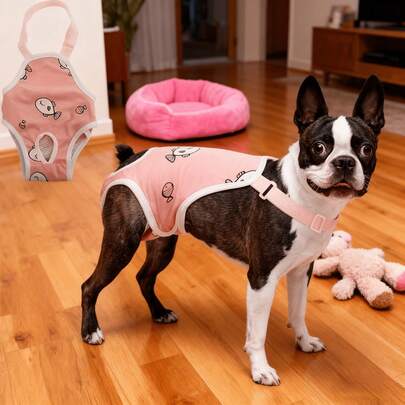 Wiederverwendbare auslaufsichere Hundewindeln - Waschbare verstellbare Physiologische Hosen für weibliche Hunde mit Schnallenverschluss, atmungsaktives Mesh, absorbierende Menstruationseinlagen für kleine/mittlere/große/extra große Hunde, Inkontinenzschutz