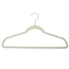 1pc Premium Velvet Hanger, Non-Slip Flocked Sweater Hanger, Sturdy & Durable Clothing Hanger, Heavy Duty Coat & Suit Hanger, Ideal Wardrobe Accessory