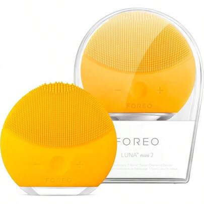 FOREO Luna Mini 2 Facial Cleansing Brush And Skin Care Device Made With Soft Silicone For Every Skin Type