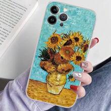 Van Gogh Oil Painting Phone Case Compatible With  17 16 15 14 13 12 11 Pro XS Max Plus Soft Silicone Case, Case Compatible With  17 Case,  17 Pro Case,  17 Pro Max Case - Z1 - 查看 10