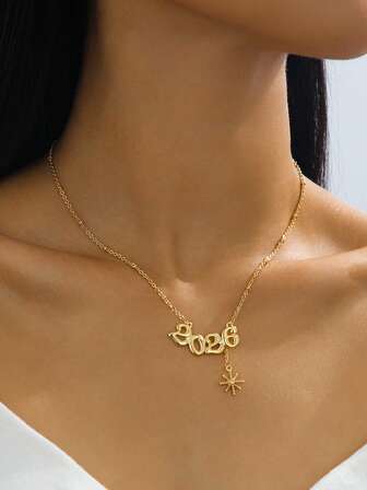 1 pieza Collar elegante con diseño de fútbol 2026, collar gargantilla, collar, accesorio de fiesta, regalo de Año Nuevo para mujeres