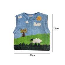 Cute Printed Sweater Design Mouse Pad, Rubber Material, Non-Slip, Portable, High Aesthetic For Office, Dorm, Student, Home Use - INS Style Desk Mat Desk Accessories Office Supplies Office Desk Accessories Mousepad Mouse Pad For Desk - Multicolor - View 13