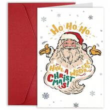 1PC Funny Christmas Cards For Friends Family Colleagues, Merry Christmas Gifts For Women Men, Xmas Card & Gift For Him Her - one-size - View 9