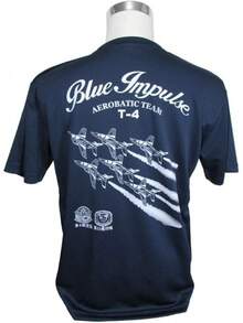 Camiseta de la Fuerza de Autodefensa Azul Impulso T-4 6 Patrón Seco Azul Marino (Talla L) - Blanco - Ver 1
