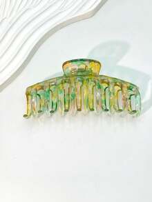 1 buc/3 buc/6 buc model geometric casual din plastic ABS (rășină ABS) 2025 agrafe de păr noi, vândute la preț redus, potrivite pentru pictură, plumeria, vacanță, călătorii, petrecere, ziua de naștere, birou, plajă, coafură de vacanță, set combinat cu gheare de păr, agrafe cu gheare pentru toate anotimpurile accesorii de păr de iarnă