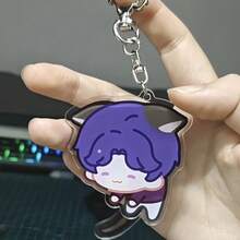 1pc Acrylic Desk Decor, Bag Charm, Keychain, Car Hanging Ornament - Qin Che, Shen Xingui, Qi Yu, Rafayel, Li Shen, Zayne - High Transparency Material, High Definition Printing - Bedside, Desk Decor, Collectible - Anime Desk Accessory, Versatile Decorative Item - Love And Deep Space Acrylic Brick - Student Gift - Multicolor - View 10