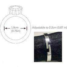 Sideways Cross Ring Religious Faith Over Fear Inside Remind Pray To God Jesus| Adjustable Stainless Steel Religious Cross Ring| Jewelry Box Included2025 - màu đen - Xem 11