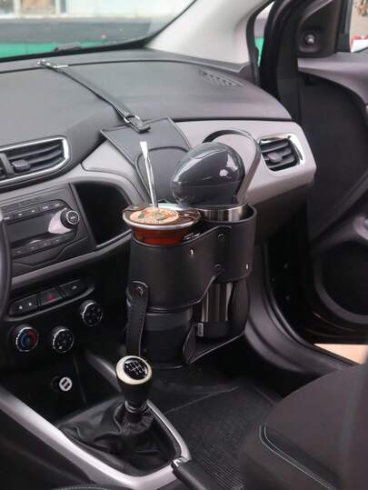 Autochima Mateira Para Chimarrão com Suporte Veícular Material Sintético Diversas Cores