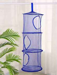 3-Tier Hanging Storage Basket, Cylindrical Enclosed Underwear Bra Dress Basket, Hanging Basket For Shop - Multicolor - View 19