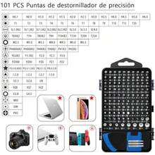 KIROGILY Juego de Desarmadores, Kit de Desarmadores para PC en 1, Destornilladores de Precisión Kit de Herramientas para Computadora Laptop Celulares   (Azul)(130) - Tipo 1 - Ver 2