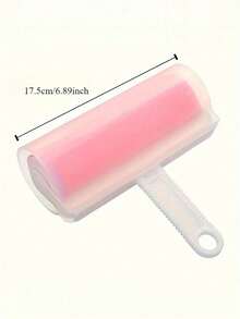 1 pieza Rodillo quitapelusas manual, removedor de pelo de mascota reutilizable y lavable, limpiador de polvo y tela potente, sin electricidad, mango de plástico, sin baterías necesarias, rodillo quitapelusas reutilizable extra grande para eliminación de pelo de mascota y polvo, rodillo quitapelusas pegajoso, rodillo quitapelusas lavable y reutilizable para eliminación de pelo de mascota que incluye limpiador de tamaño grande y pequeño para ropa, sin batería requerida, ideal para limpieza de dormitorio y ropa