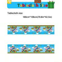 Cartoon Game Birthday Party Decoration Set, Including Cups, Napkin Plates, Candy Boxes, Gift Bags, Tablecloths, Pull Flags Games. Theme Balloon Party Set, Tableware, Children's Toys.