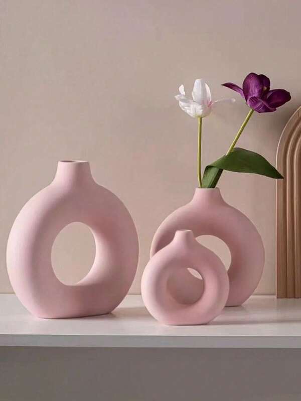 1 قطعة إناء بلاستيكي دائري للزينة، إناء للزهور الجافة الاصطناعية، إناء للزهور الفنية لترتيب الزهور، ديكور بسيط للغرفة المعيشية والردهة في فصل الخريف، ديكور المنزل، إناء، قطعة مركزية، ديكور طاولة طعام عيد الحب، ديكور غرفة عيد الحب، ديكور غرفة المعيشة، ديكور الخريف، وعاء تخزين، ديكور غرفة بأسلوب بوهيمي، ديكور عيد الميلاد