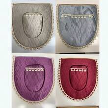 2pcs/Set Thickened Toilet Seat Cover, Universal Toilet Seat Cushion, All Season Use, Wedding Toilet Seat Cover, Universal Seat Cover, Red Wedding Toilet Seat Cover For Ramadan - Multicolor - View 7