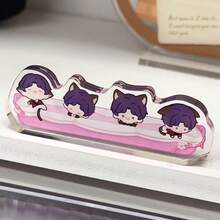 1pc Acrylic Desk Decor, Bag Charm, Keychain, Car Hanging Ornament - Qin Che, Shen Xingui, Qi Yu, Rafayel, Li Shen, Zayne - High Transparency Material, High Definition Printing - Bedside, Desk Decor, Collectible - Anime Desk Accessory, Versatile Decorative Item - Love And Deep Space Acrylic Brick - Student Gift - Multicolor - View 13