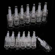 10支装替换针头，一次性针头，9针/12针/36针/42针/圆形纳米卡口微针针尖，适用于MYM/M5/M7/N2/A6/A1/E30，白色/蓝色，独立密封包装 - 彩色 - 查看 4