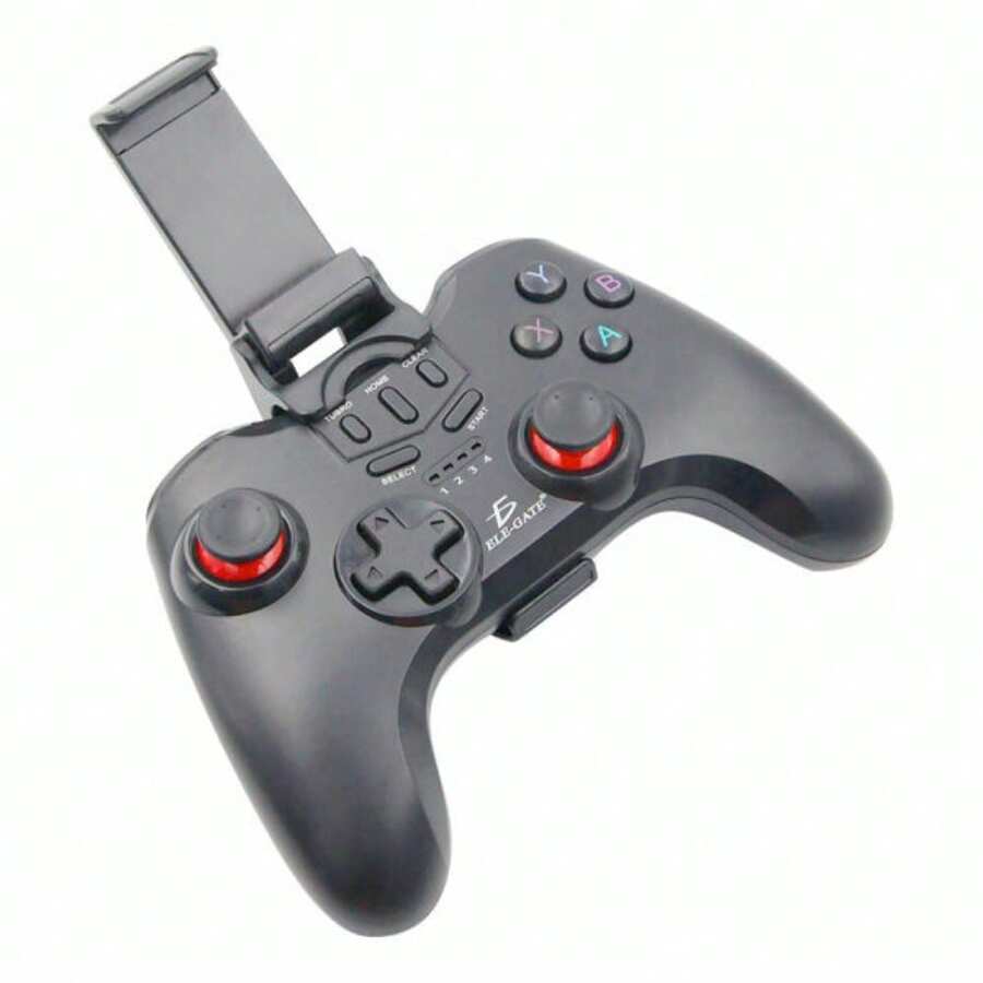 ELE-GATE Control Celular Gamepad Videojuego Bluetooth Android Con Soporte - Negro - Ver 1