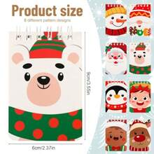 24-Pack Christmas Spiral Mini Notebooks with 8 Unique Styles for Perfect Holiday Gift Idea Ideal for Xmas Party Favors Classroom Activities and Seasonal Keepsakes - como en la foto - Ver 3