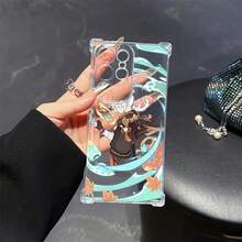 Funda de teléfono de personaje de anime compatible con los modelos de la serie Galaxy A56 A26 A36 A55 A35 A06 A16 A05 A14 A24 A34 A54 A15 A05S A25 A23 A33 A53 A73 4G 5G, equipada con panel trasero suave transparente para protección contra caídas, anti-caída. - Mezcla de colores - Ver 7