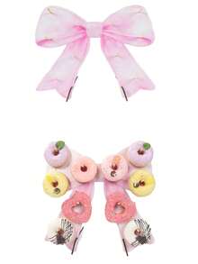 1Pc Pink Bow Shaped Wooden Donut Stand,Sweet Donut,Doughnut Holder Board,Baby Shower Decorations,Pink Bow Theme Birthday Party Supplies,Bridal Shower Supplies,Pink Birthday Decorations,1st Birthday Party Decor,Gender Reveal Party Supplies,Table Decor,Baby Girl Party Decorations,Pink Bow Decor