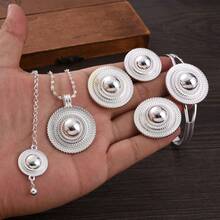 African Golden Color Jewelry Set, Luxury Party Jewelry For Women, Geometric Round Pendant Necklace, Ring, Earrings, Bracelet, Headchain, Middle East Bride Wedding Jewelry Gift Set